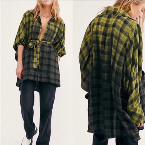 Free People Tops - Free People We the Free You Wish Flannel Ombre